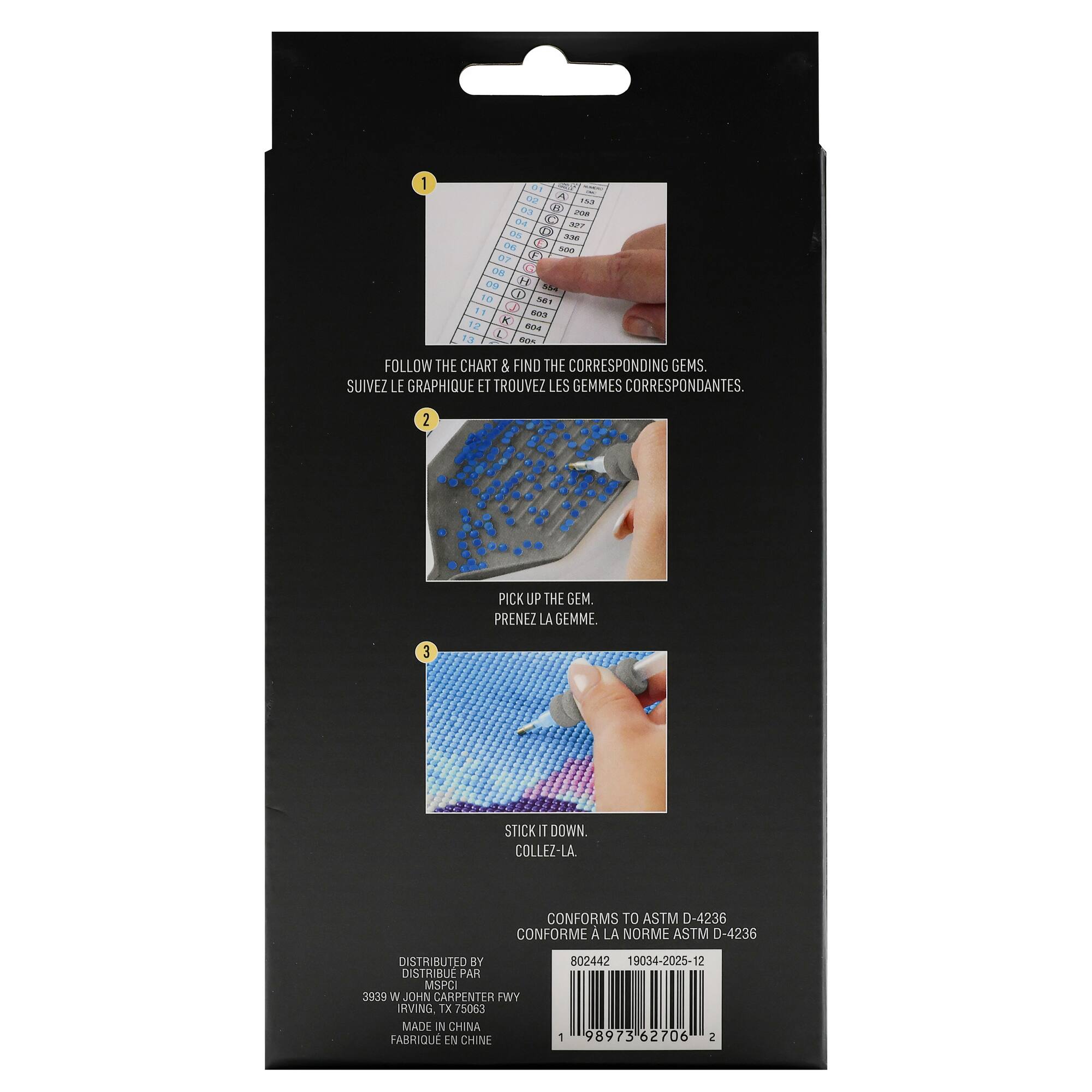 Starlit Romance Diamond Art Bookmark Kit by Make Market®